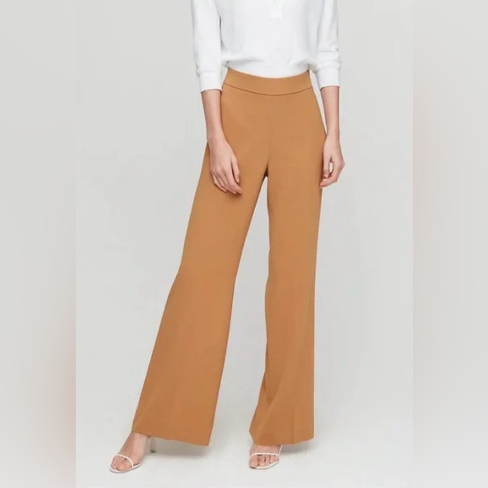 Babaton Camel Wide-Leg Women's Pants